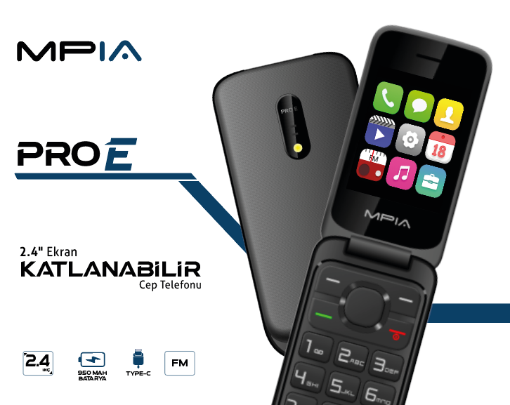 MPIA PRO E Yerli Üretim Cep Telefonu Garanti Belgesi & Kullanma Kılavuzu